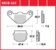 Přední brzdové destičky Kawasaki KMX 125 (MX125B), rv. 96-98