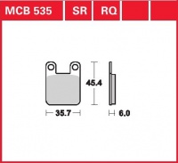 Přední brzdové destičky Gas Gas 125 Pampera, rv. 97-03