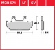 Přední brzdové destičky Honda RS 125 R, rv. 88-89