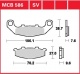 Zadní brzdové destičky Kawasaki ZR 550 Zephyr (ZR550B), rv. 91-92