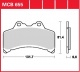 Přední brzdové destičky Yamaha GTS 1000 A (4BH), rv. 93-00