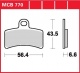 Zadní brzdové destičky Gas Gas MC 65, rv. od 05