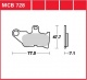 Přední brzdové destičky Yamaha CV 50 Jog R/RR, Jog ZR (SA22), rv. od 01