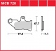 Přední brzdové destičky Yamaha CV 50 Jog R/RR, Jog ZR (SA22), rv. od 01