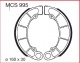 Brzdové čelisti ruční brzdy Honda FES 250 Foresight (MF04), rv. 98-99