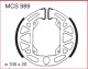 Zadní brzdové čelisti Piaggio NRG 50 mc2 (C18), rv. od 97