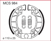 Zadní brzdové čelisti Piaggio 50 Thyhoon Catalyzed (C19), rv. od 02