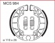 Zadní brzdové čelisti Piaggio ET4 125 (M04), rv. 96-99