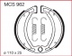 Přední brzdové čelisti Derbi DXR 200 /250, rv. 04-05