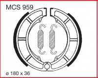 Zadní brzdové čelisti Sachs 800 Roadster V2 (835), rv. 00-02
