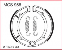 Zadní brzdové čelisti Yamaha XS 400 SE (2A2,4A3,4G5), rv. 80-83