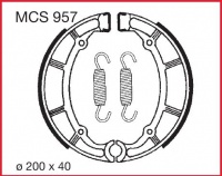 Zadní brzdové čelisti Yamaha XV 535 DX Virago (VJ01), rv. 99-03