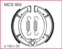 Zadní brzdové čelisti Yamaha YZ 490 (57H, 1LV, 2HJ), rv. 85-88