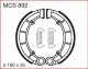 Zadní brzdové čelisti Kawasaki KVF 400 A1, A2, B1 Prairie (VF400A), rv. 97-98