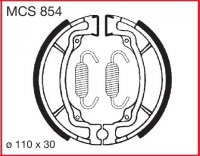 Zadní brzdové čelisti Kawasaki AR 80 (AR080A), rv. od 81