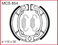Přední brzdové čelisti Kawasaki AE 80 (AE080A), rv. 81-85