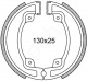 Zadní brzdové čelisti Kymco 125 People (rear drum), rv. od 01