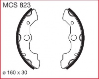 Zadní brzdové čelisti Suzuki UC 125 Epicuro (AX), rv. 99-02