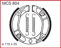 Zadní brzdové čelisti Honda NSR 50 S (AC08), rv. 89-92