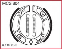 Zadní brzdové čelisti Honda XR 200, rv. 81-83