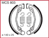 Přední brzdové čelisti Honda CM 250 C (MC06), rv. od 82