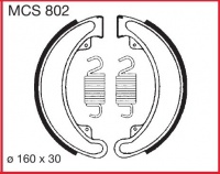 Zadní brzdové čelisti Honda CB 360 G (CB360), rv. 73-76