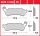 Přední brzdové destičky Honda CB 600 Hornet ABS (PC41), rv. od 07