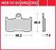 Přední brzdové destičky Triumph 675 Daytona (D67LC), rv. 06-08