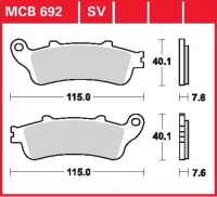 Přední brzdové destičky Honda ST 1100 ABS-TCS-CBS (SC26), rv. od 96