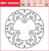 Brzdový kotouč přední Aprilia SR 50 LC (MR), rv. 93-00