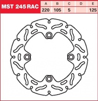 Brzdový kotouč zadní Honda CBR 954 RR (SC50), rv. 02-03