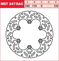 Brzdový kotouč zadní Ducati 888 Desmo4 (ZDM888S...), rv. 93-94