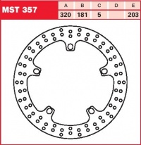 Brzdový kotouč přední BMW R 1150 RS (Intergral ABS) (R11RT), rv. od 04