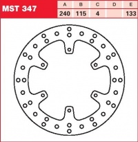 Brzdový kotouč zadní Yamaha WR 125, rv. 98-00