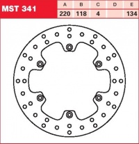 Brzdový kotouč zadní Suzuki RMX 250, rv. 89-98