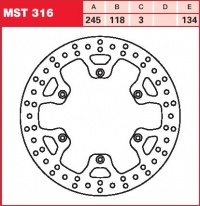 Brzdový kotouč přední Yamaha WR 125, rv. 98-00