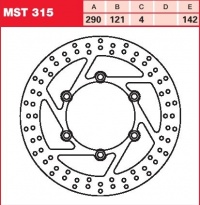 Brzdový kotouč přední Suzuki DR 650 SE (fixed disc) (SP46B), rv. 96-00