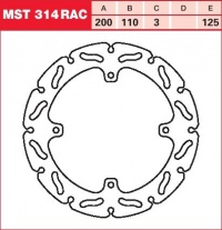 Brzdový kotouč zadní KTM SX 85, rv. 04-07