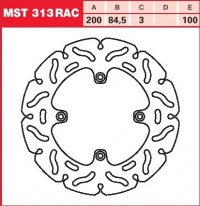 Brzdový kotouč zadní Suzuki RM 85, rv. 05-07