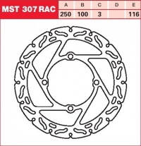 Brzdový kotouč přední Kawasaki KX 250 (KX250M), rv. 03-05