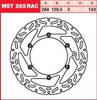 Brzdový kotouč přední KTM LC4 540, rv. 99-00