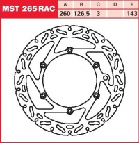 Brzdový kotouč přední KTM MX 125, rv. 94-95