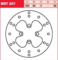 Brzdový kotouč přední Yamaha CW 50 Booster Spirit, rv. od 99