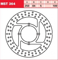 Brzdový kotouč zadní Suzuki GSF 400 Bandit (GK75A), rv. 89-94