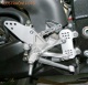 Nastavovací plát přepákování pravý stříbrný Kawasaki ZX-6R 636 Ninja (ZX600B), rv. 03-04