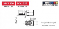 Koncovka brzdové hadice MVJ 225