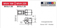 Koncovka brzdové hadice MVH 100