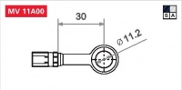 Koncovka brzdové hadice MV 11A00