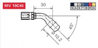 Koncovka brzdové hadice MV 10C45